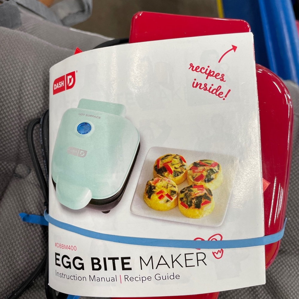 Egg Bite Maker (Red) New